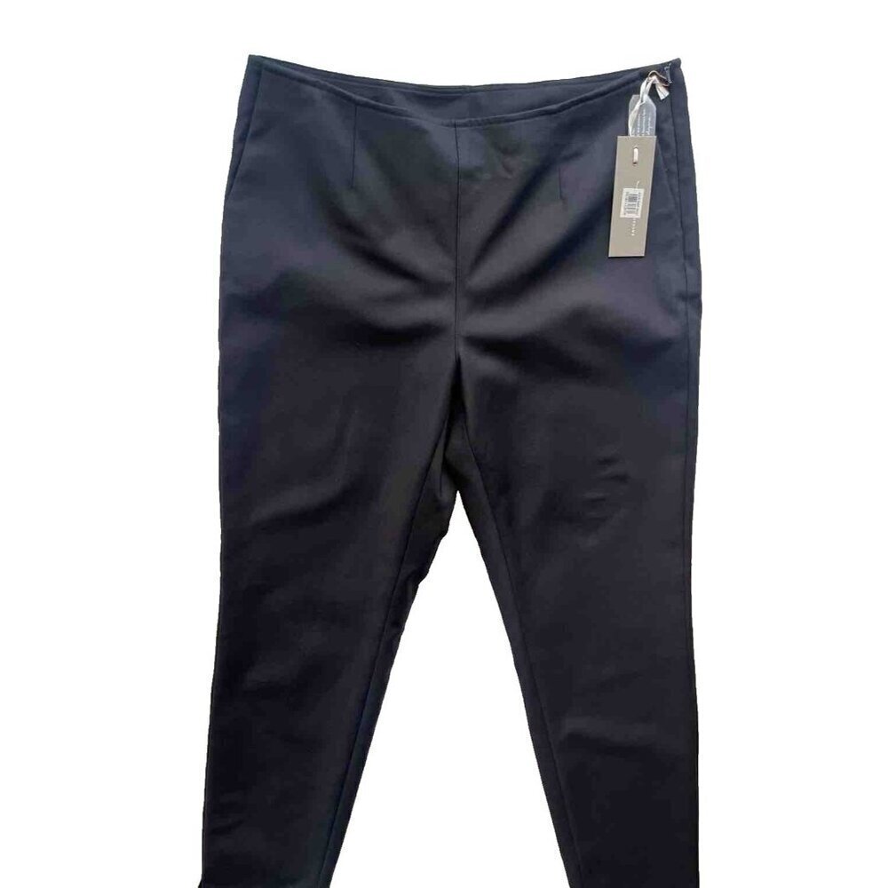 Emerson Rose Women's Black Knit Twill Woven Ankle Slim Pants Trousers Size 4 - Picture 8 of 14